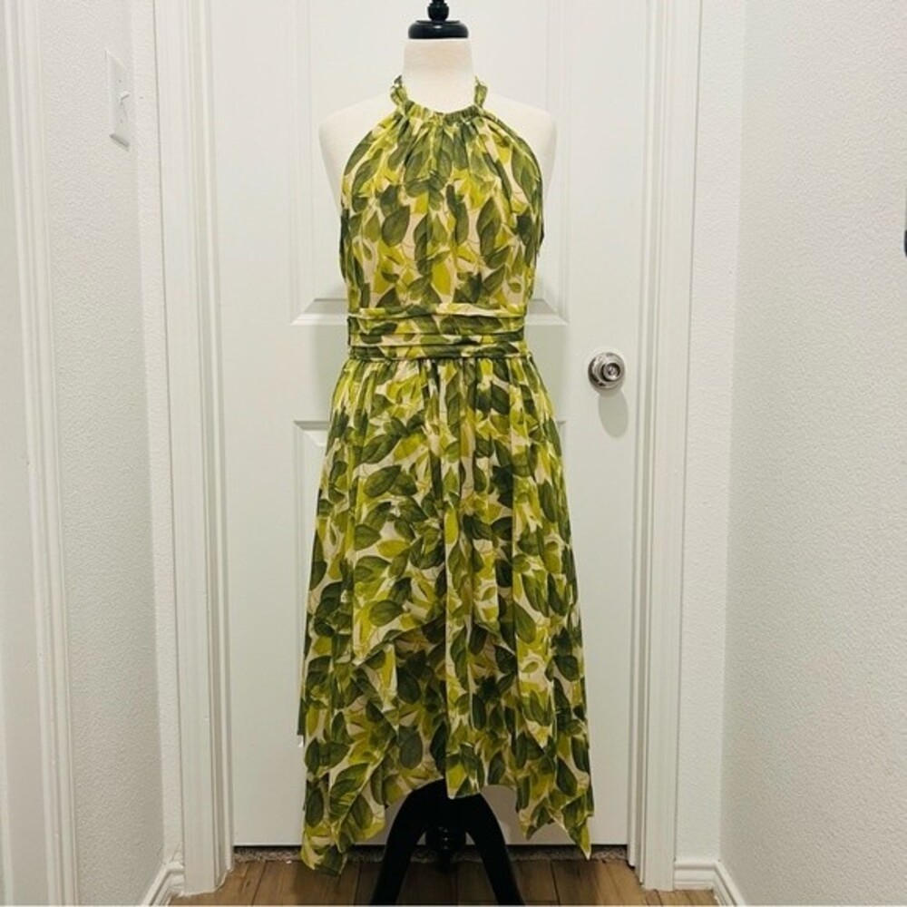 NWT Vince Camuto Backless Handkerchief Dress ‼️Tagged Sz. 12 - Fits like an 8?